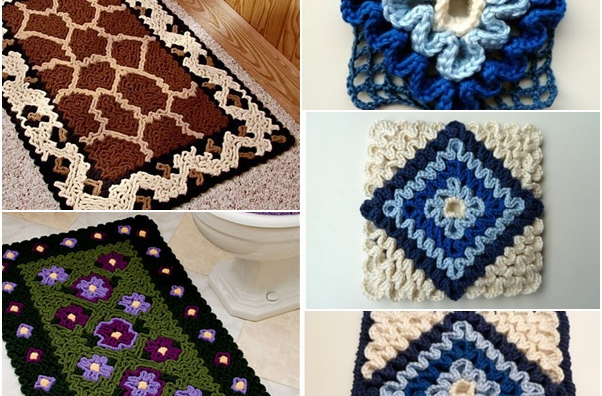 Wiggly Crochet Rug