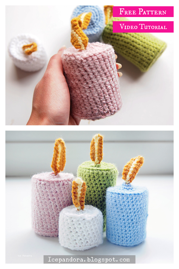 amazing candle crochet free patterns 1