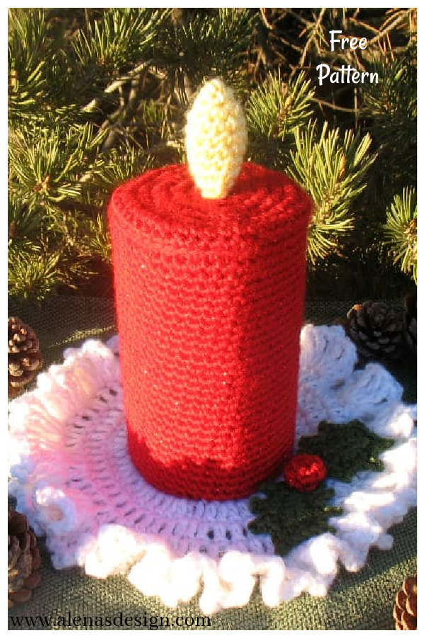 amazing candle crochet free patterns