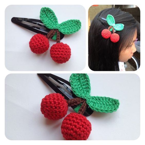amazing crochet hair clip 2