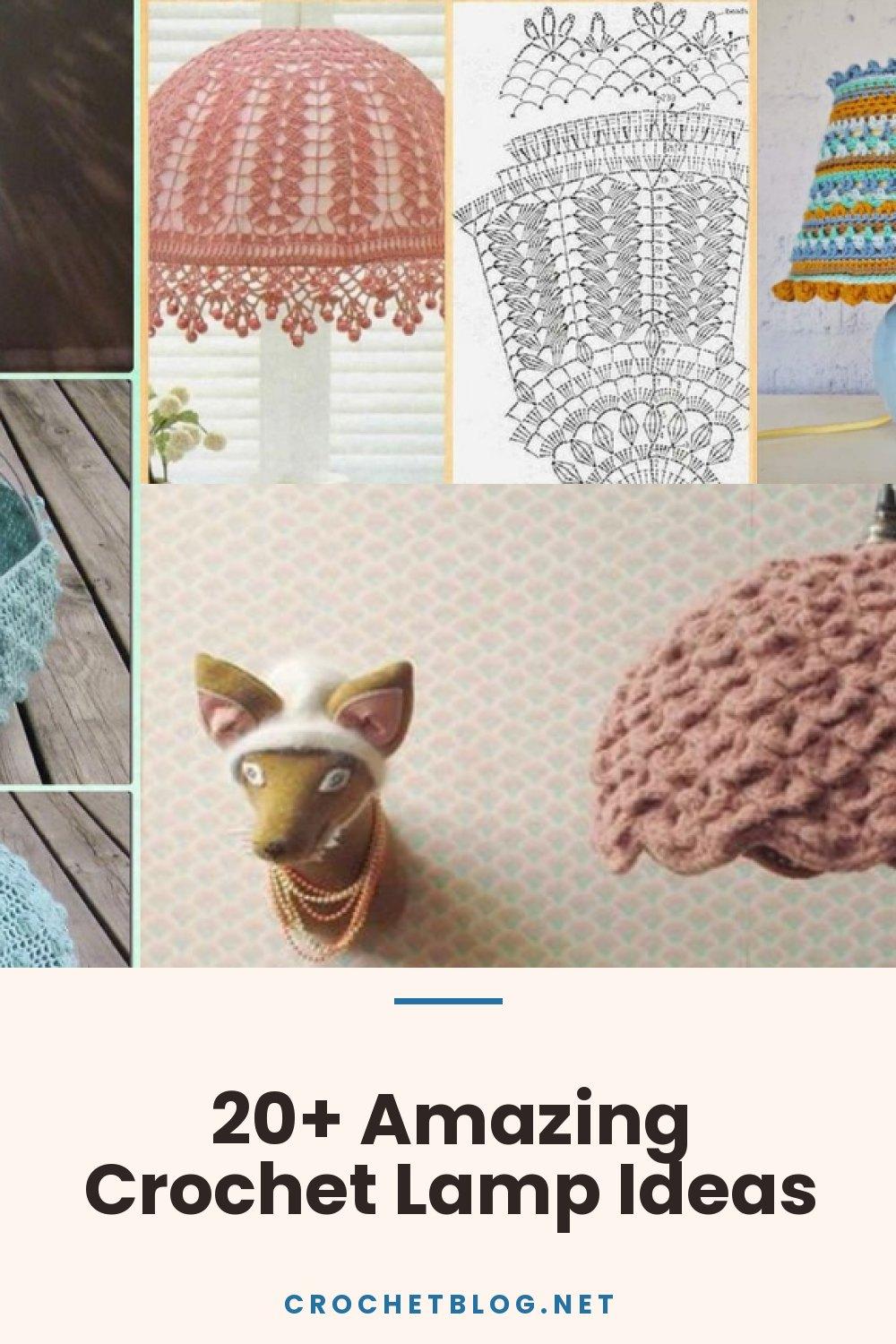 20+ Amazing Crochet Lamp Ideas