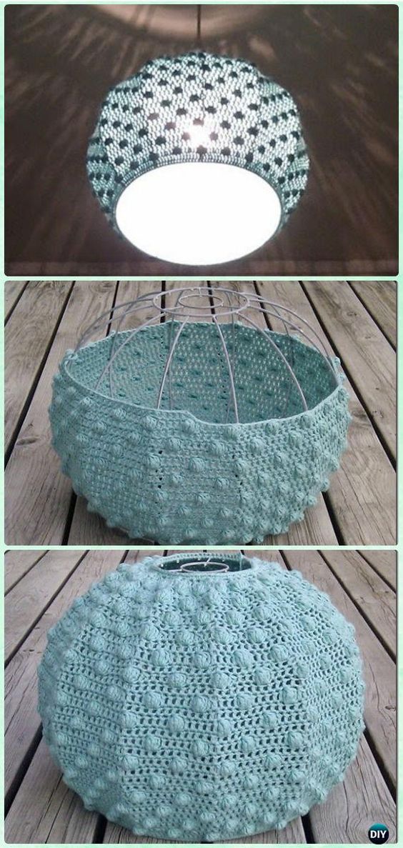 amazing crochet lamp ideas 4