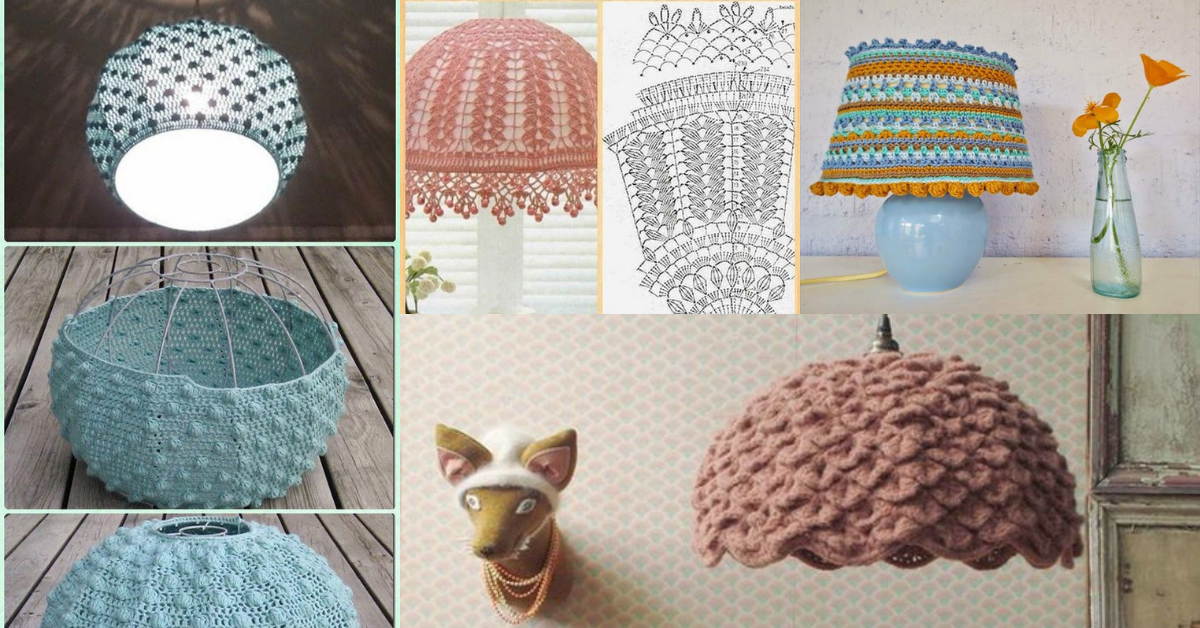 amazing crochet lamp ideas