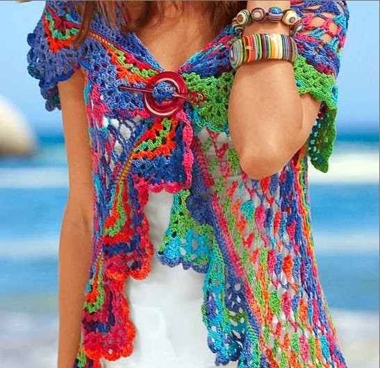 amazing womens crochet vest