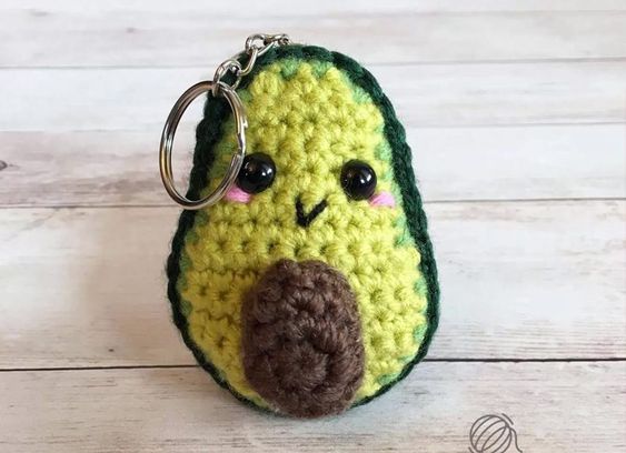 amigurumi avocado free crochet pattern 3