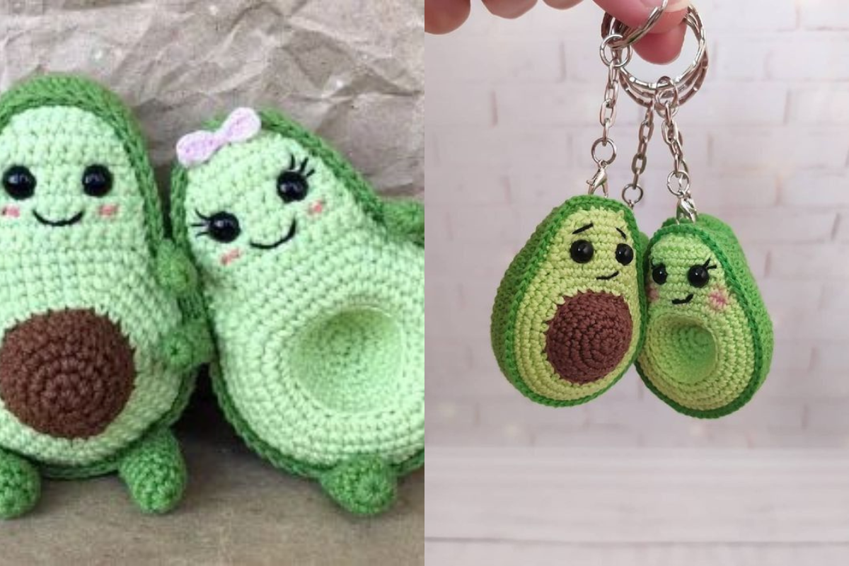 amigurumi avocado free crochet pattern