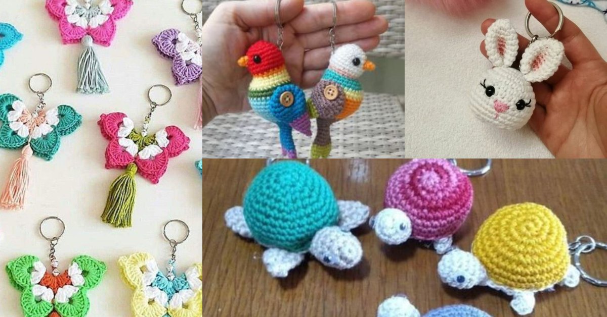 How to crochet keychain / crochet dog 