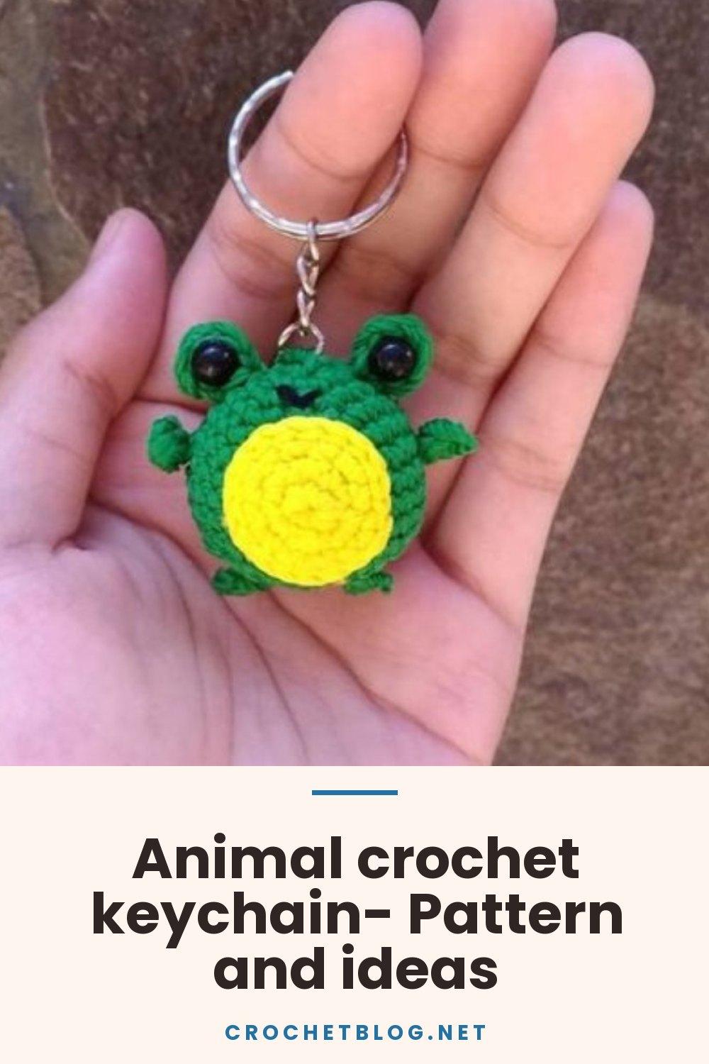 Animal crochet keychain- Pattern and ideas