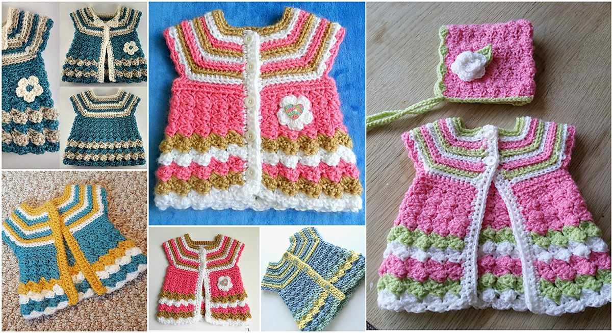 baby cardigan stripes