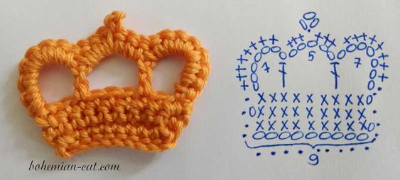 baby shower crochet applique 3