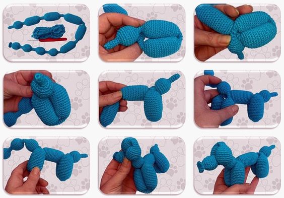 balloon dog crochet ideas