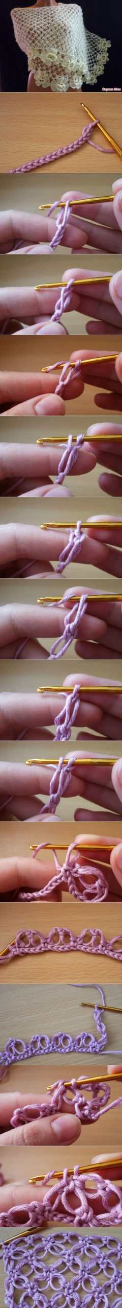 basic solomons knot crochet scaled