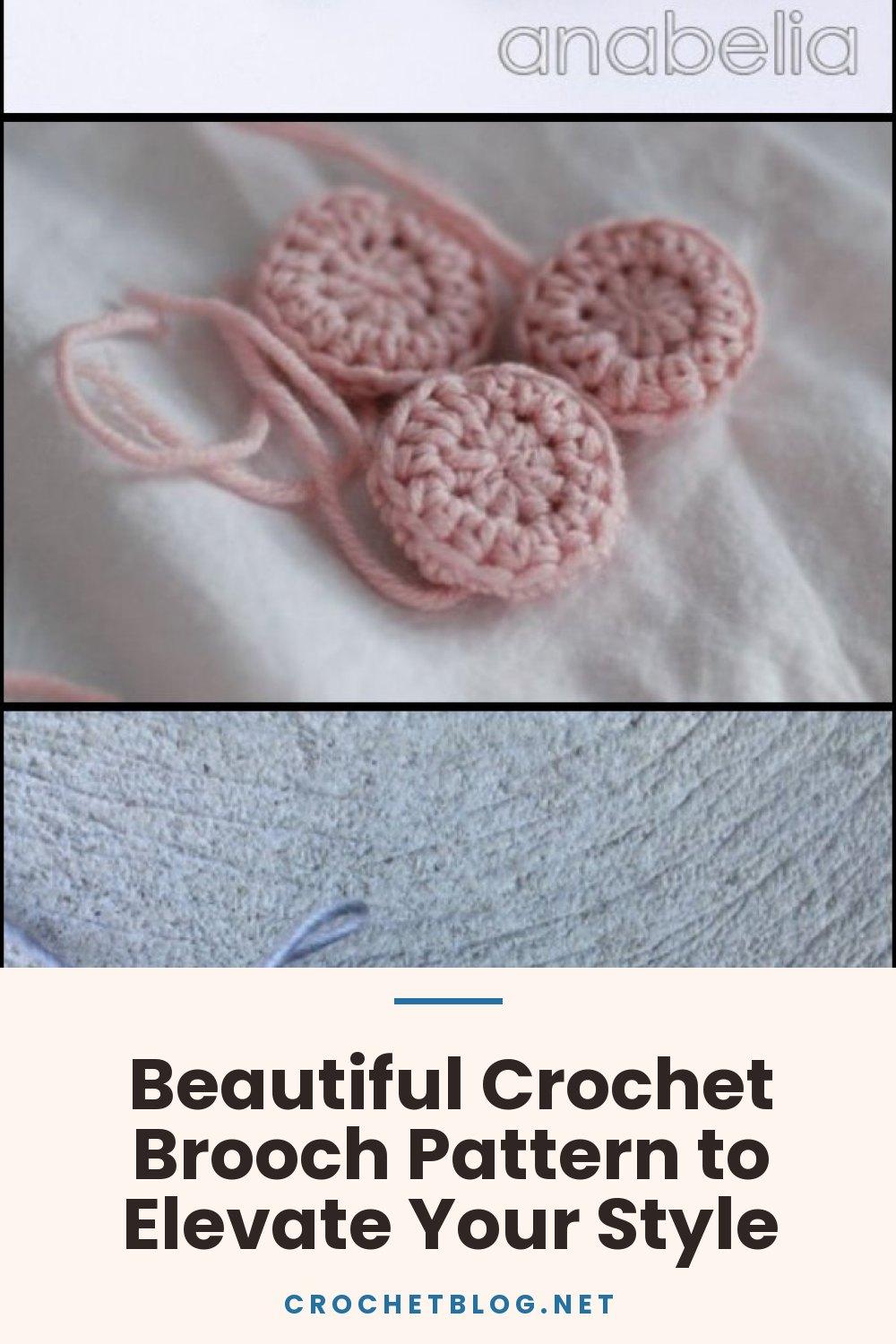 Beautiful Crochet Brooch Pattern to Elevate Your Style