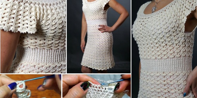 beautiful crochet dress