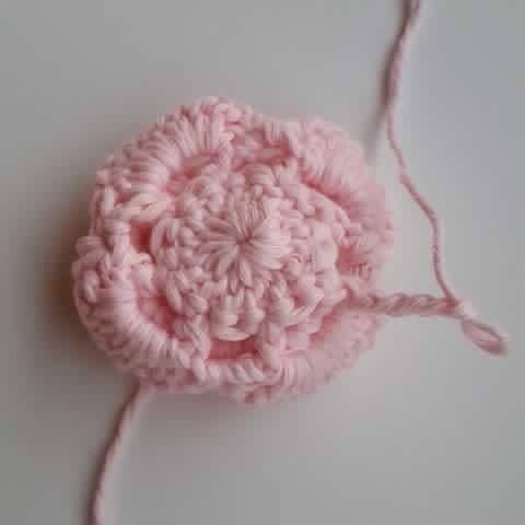 beautiful crochet flower step by step 11