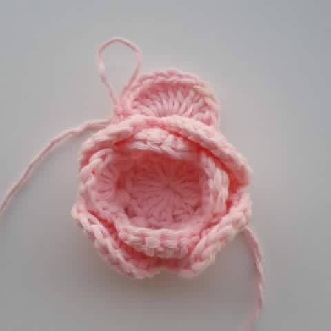 beautiful crochet flower step by step 14
