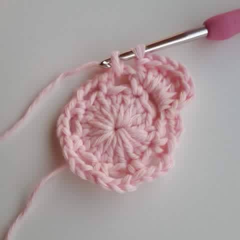 beautiful crochet flower step by step 6