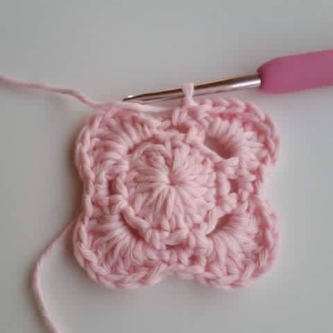 beautiful crochet flower step by step 8