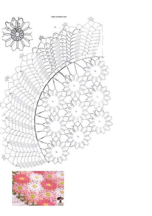 beautiful crochet rug ideas with flowers 4