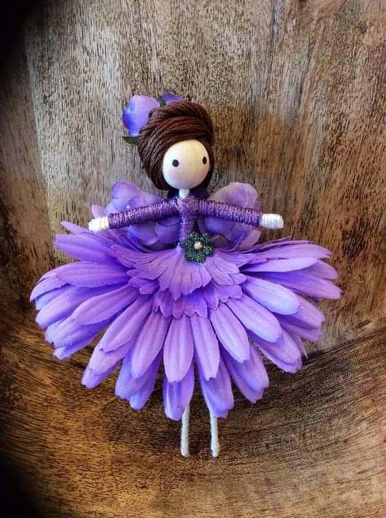 beautiful dolls made with wire and yarn 5