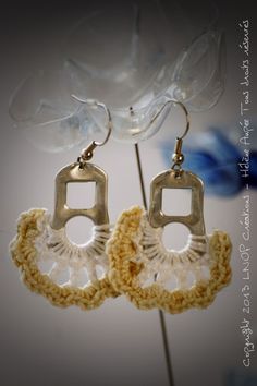 beautiful earrings recycling rings 10