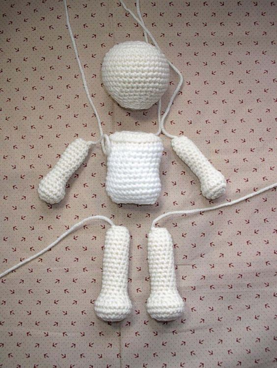 beauty sitting angel crochet pattern 4