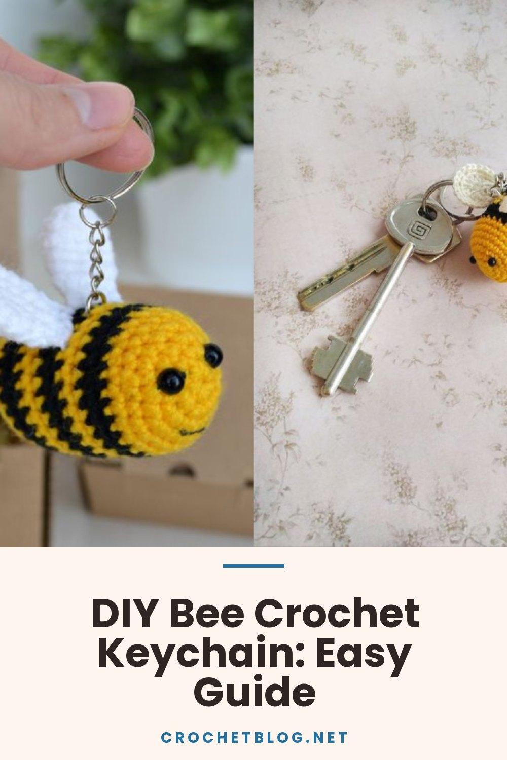 DIY Bee Crochet Keychain: Easy Guide