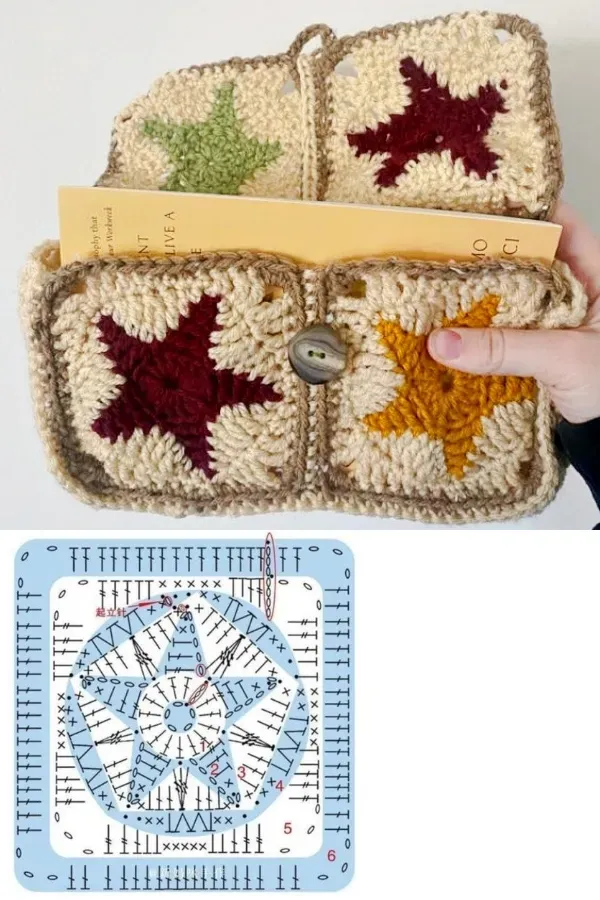 best crochet messenger bag ideas 3