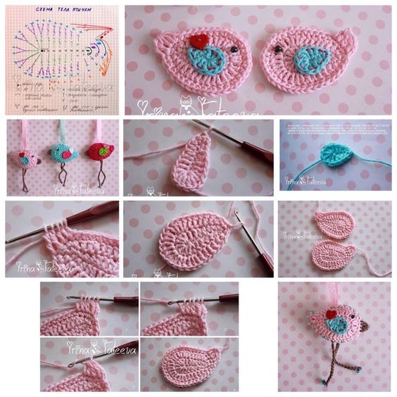 bird crochet applications with graphics 8