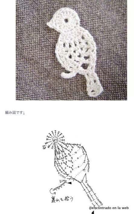 bird crochet applications with graphics