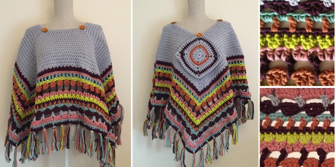 blanket poncho crochet