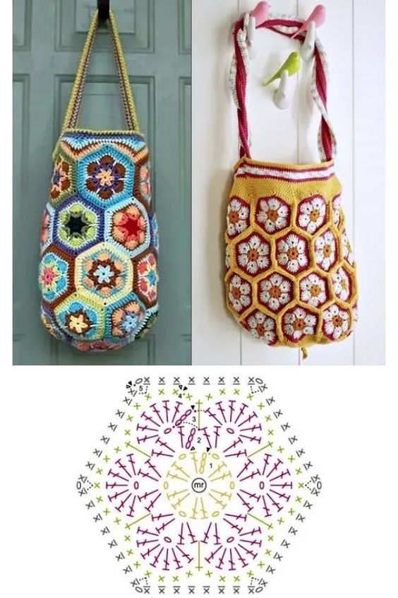 boho style crochet handbags graphics 1