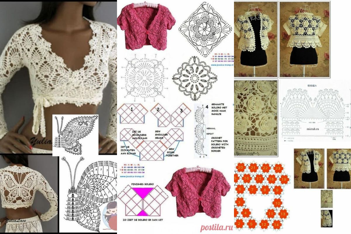 bolero free crochet pattern