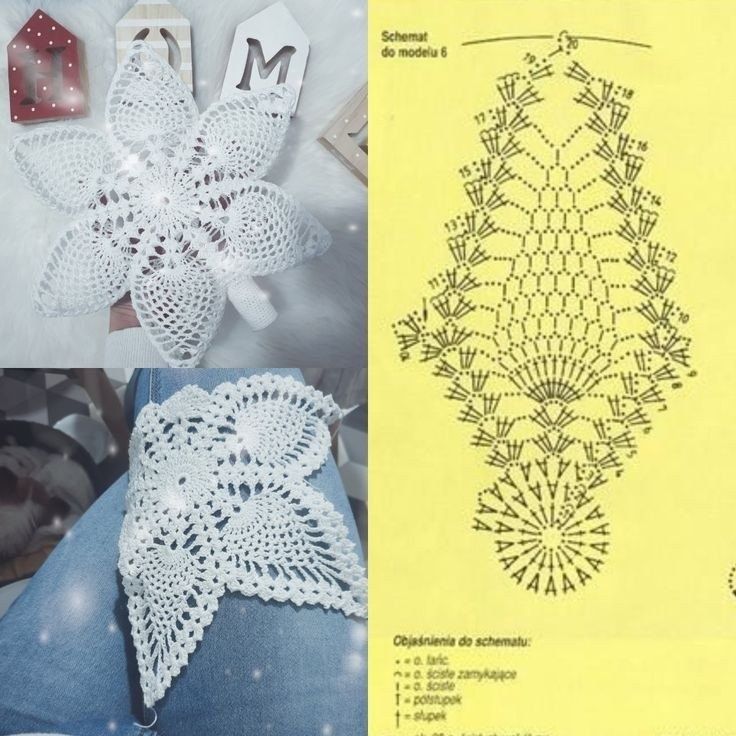 brighten up your christmas tree with crochet stars 8