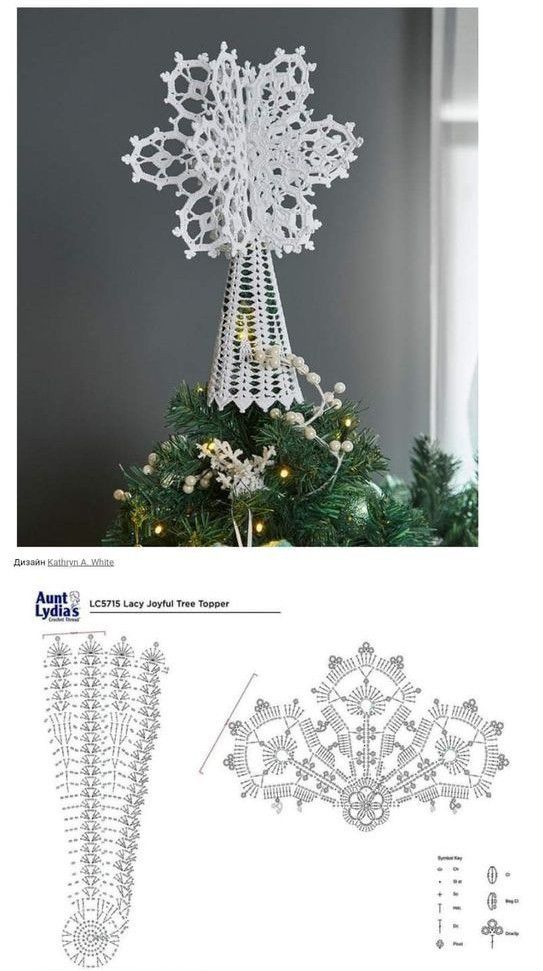 brighten up your christmas tree with crochet stars