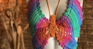 butterfly crochet top tuto and ideas