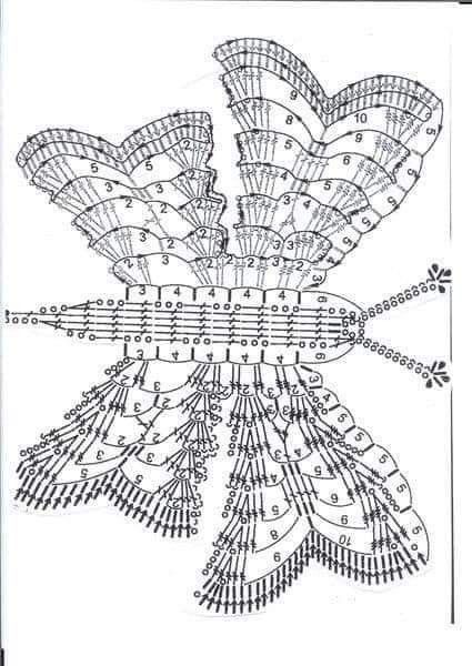 butterfly crochet top tuto ideas 6