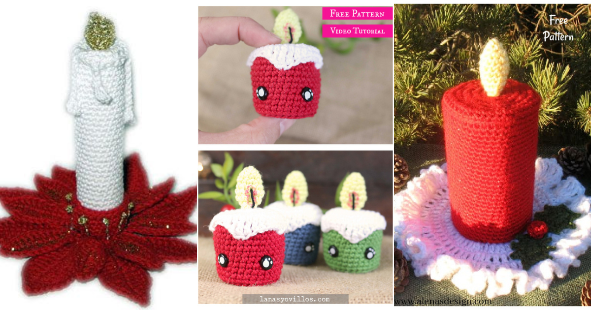 candle crochet free patterns