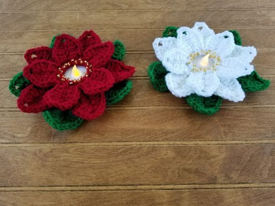 candle holder crochet pattern 2