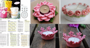 candle holder crochet pattern
