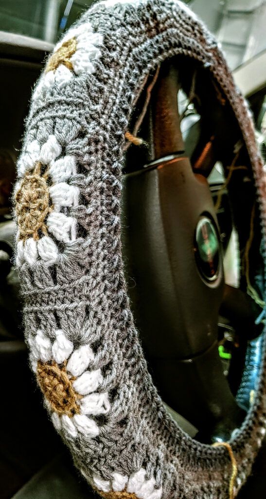 car steering wheel cover crochet patterns