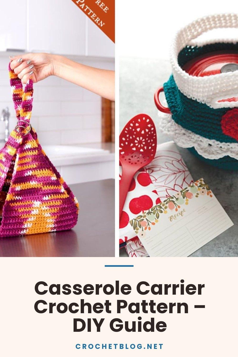Casserole Carrier Crochet Pattern – DIY Guide