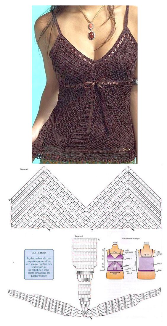 chevron top crochet ideas 2