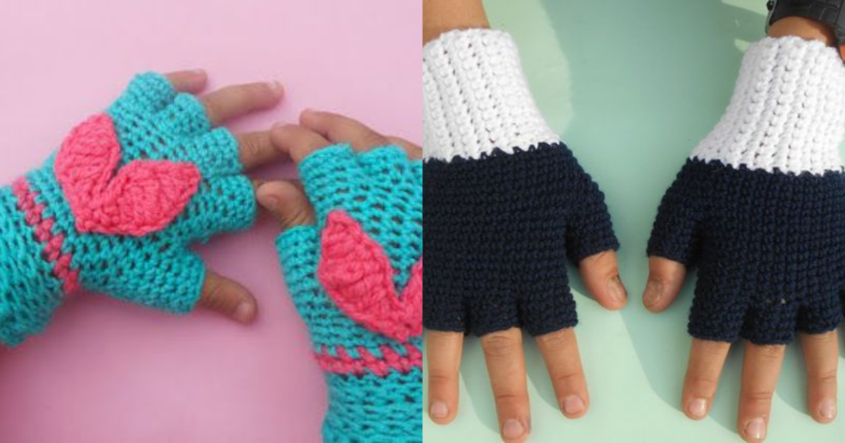 children fingerless gloves patterns