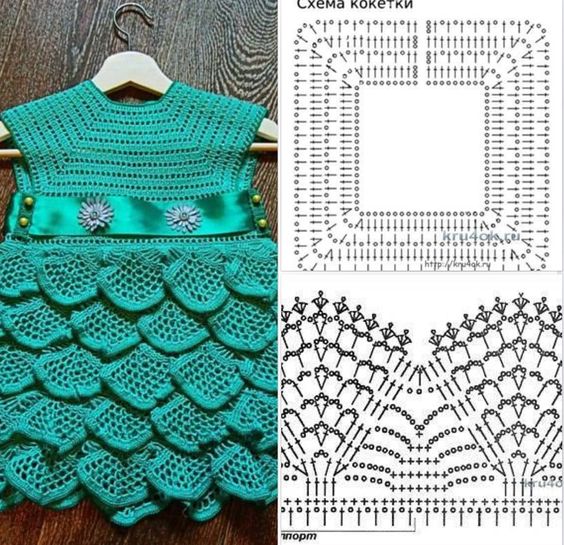 childrens crochet dresses 11