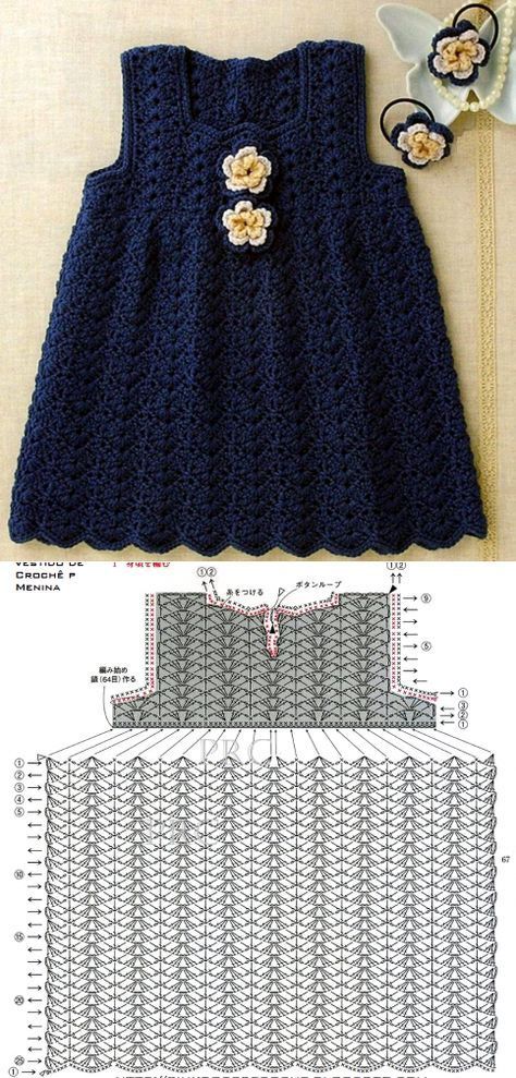 childrens crochet dresses