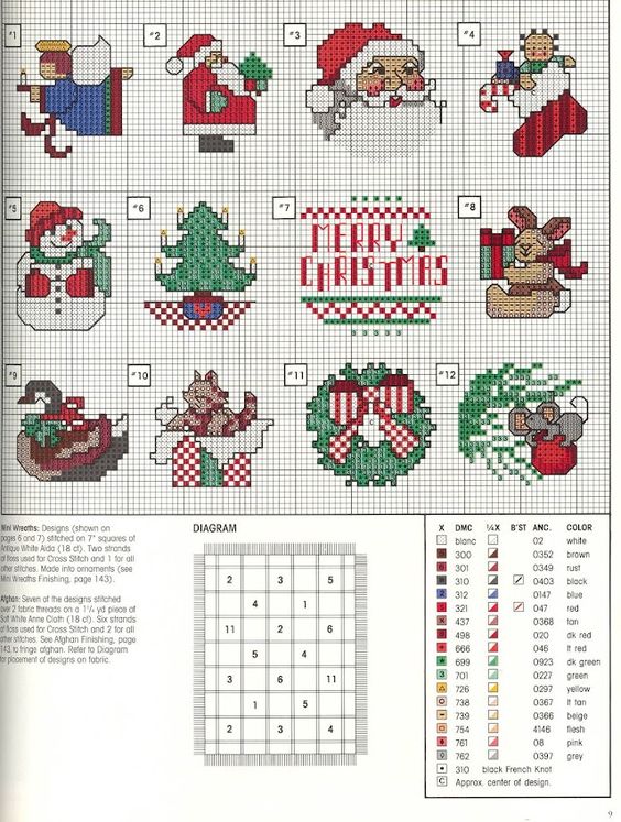 christmas cross stitch ideas 14