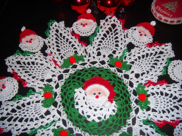 christmas doily crochet 8