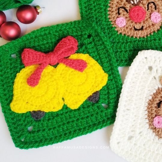 christmas granny squares crochet 13