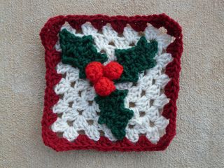 christmas granny squares crochet 7